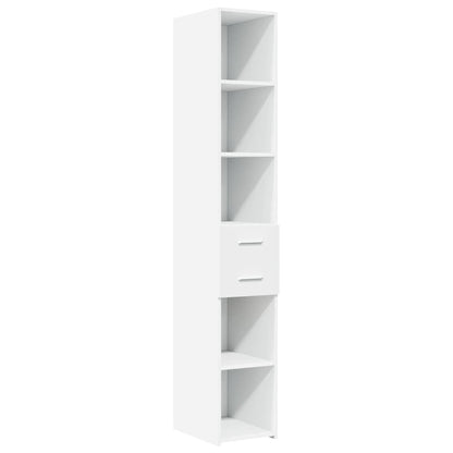 Armoire de rangement mince blanc 30x42,5x225 cm