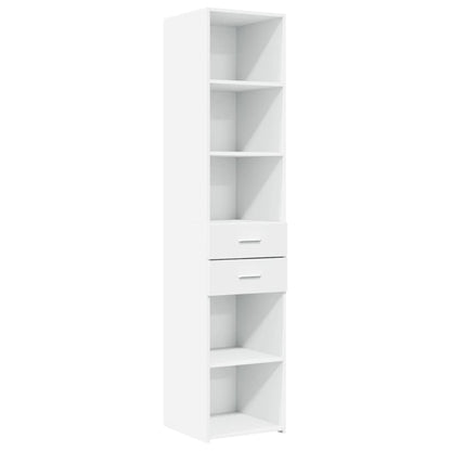 Armoire de rangement mince blanc 40x42,5x225 cm