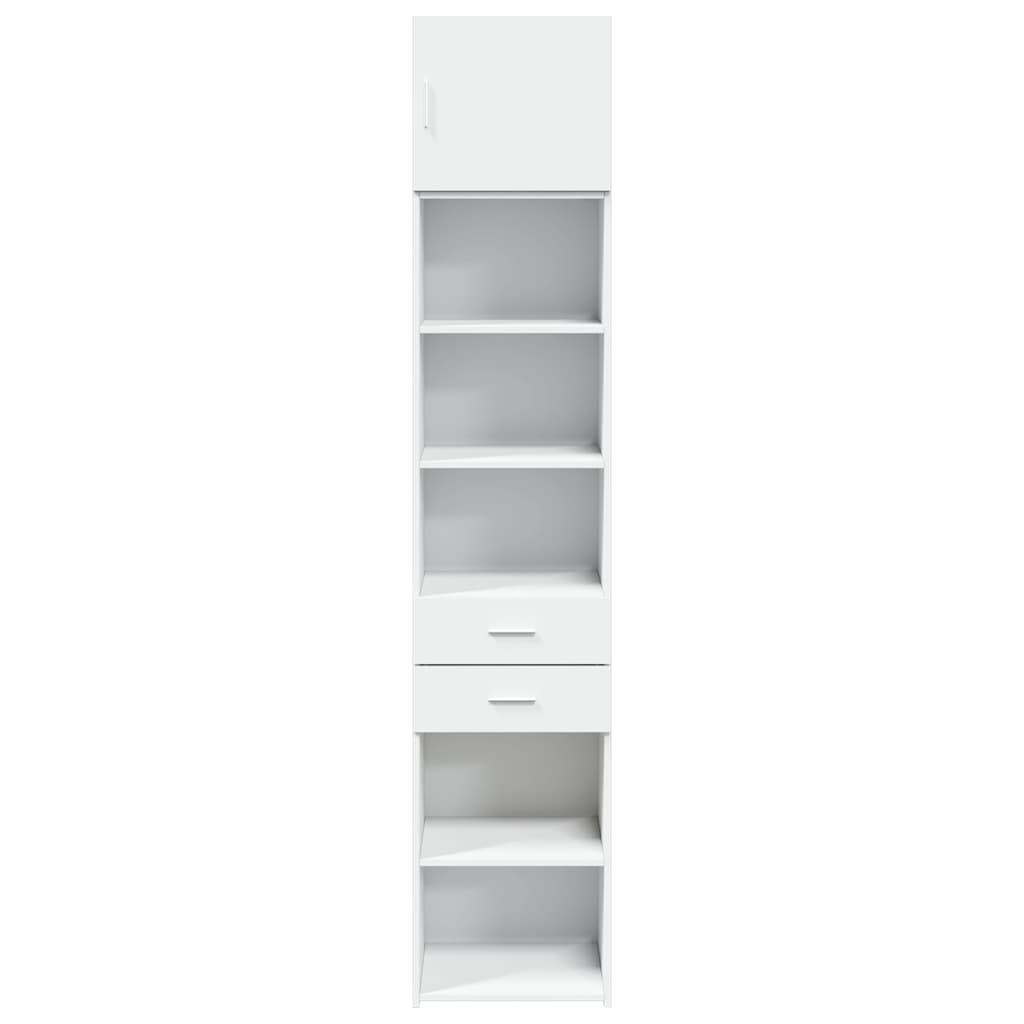 Armoire de rangement mince blanc 45x42,5x225 cm