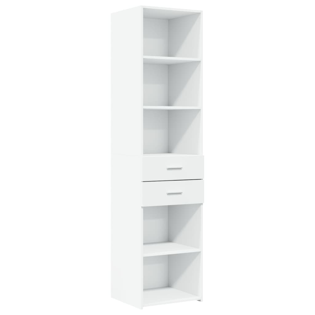 Armoire de rangement mince blanc 45x42,5x225 cm