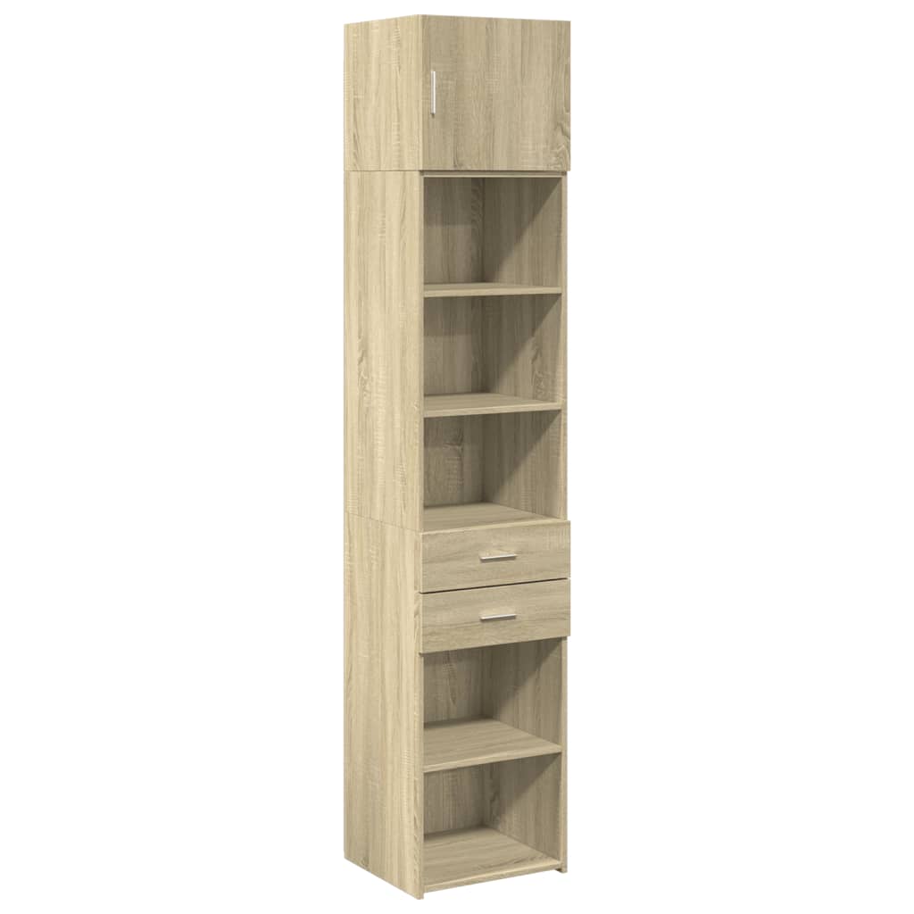 Armoire de rangement mince chêne sonoma 45x42,5x225 cm