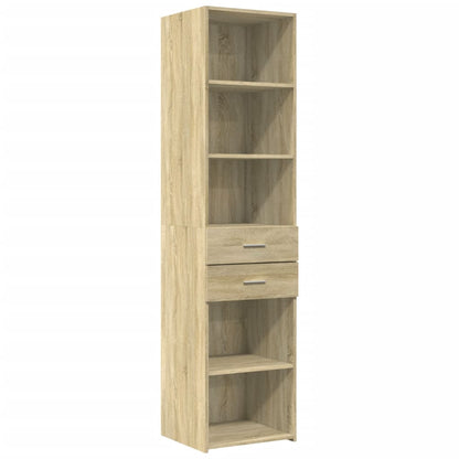 Armoire de rangement mince chêne sonoma 45x42,5x225 cm