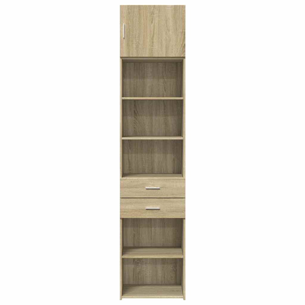 Armoire de rangement mince chêne sonoma 50x42,5x225 cm