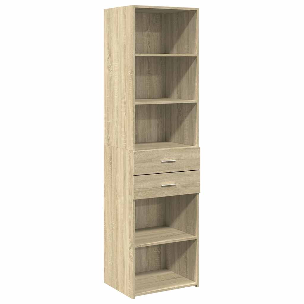 Armoire de rangement mince chêne sonoma 50x42,5x225 cm