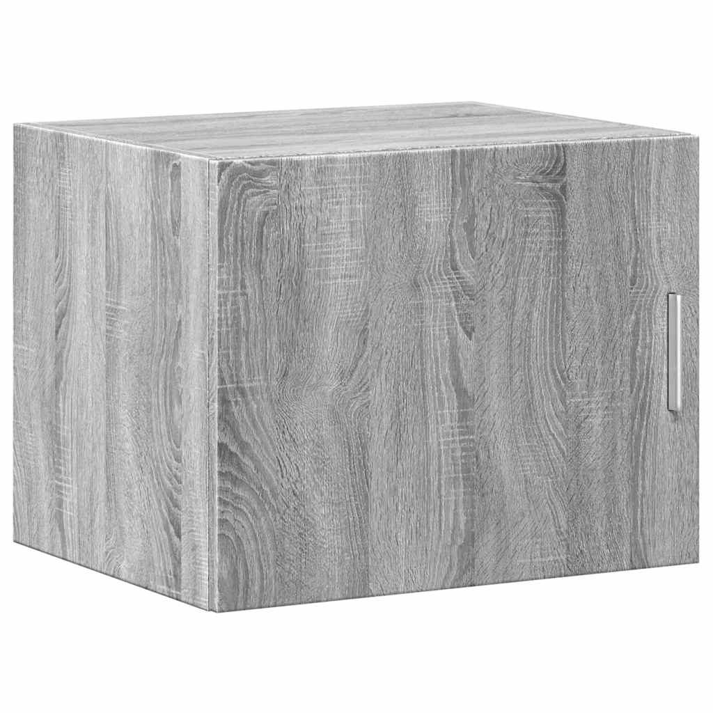 Armoire de rangement mince sonoma gris 50x42,5x225 cm