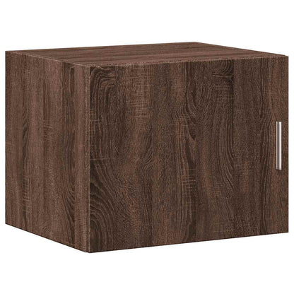 Armoire de rangement mince chêne marron 50x42,5x225 cm