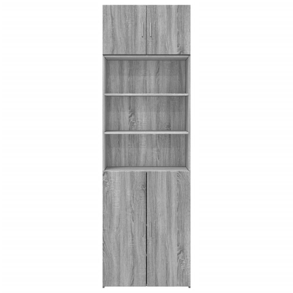 Armoire de rangement sonoma gris 70x42,5x225 cm