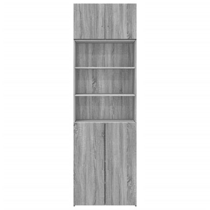 Armoire de rangement sonoma gris 70x42,5x225 cm