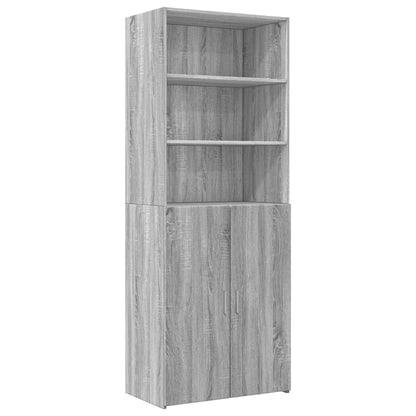 Armoire de rangement sonoma gris 70x42,5x225 cm