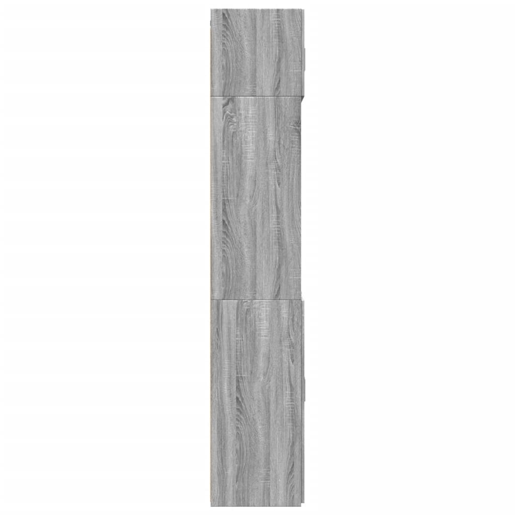 Armoire de rangement sonoma gris 70x42,5x225 cm