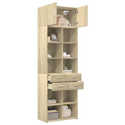 Armoire de rangement chêne sonoma 70x42,5x225 cm