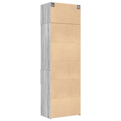 Armoire de rangement sonoma gris 70x42,5x225 cm