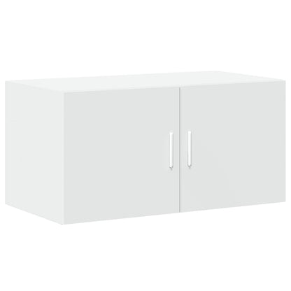 Armoire de rangement blanc 80x42,5x225 cm bois d'ingénierie