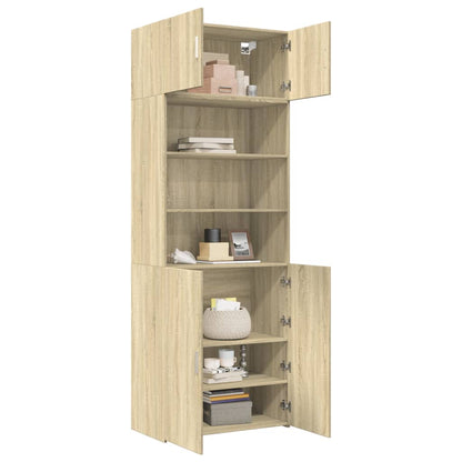 Armoire de rangement chêne sonoma 80x42,5x225 cm