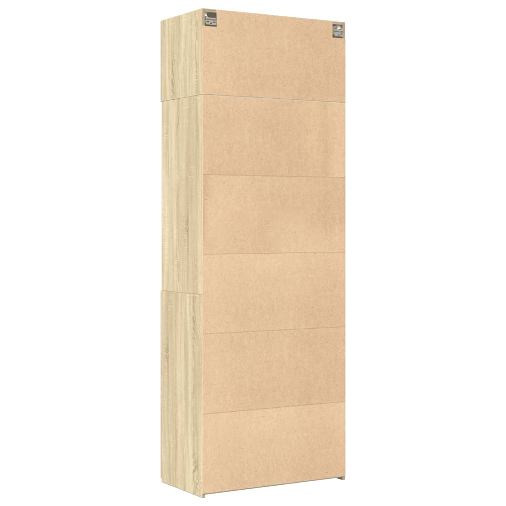 Armoire de rangement chêne sonoma 80x42,5x225 cm