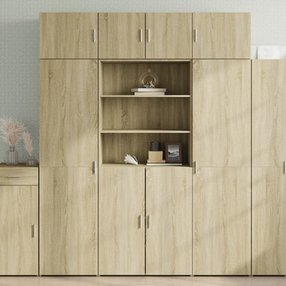 Armoire de rangement chêne sonoma 80x42,5x225 cm