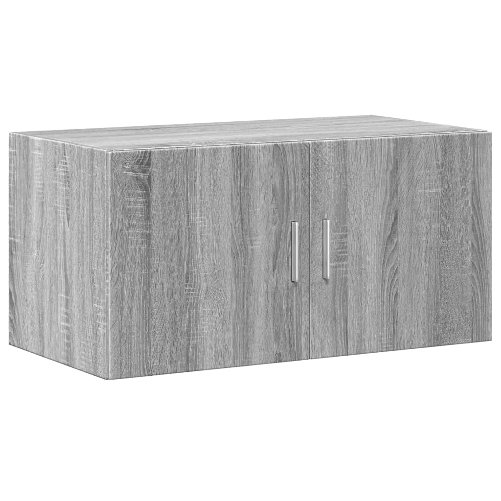 Armoire de rangement sonoma gris 80x42,5x225 cm