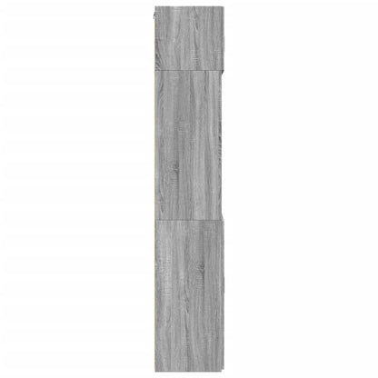 Armoire de rangement sonoma gris 80x42,5x225 cm