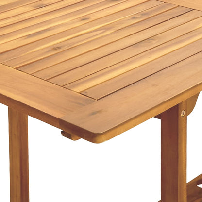 Ensemble à manger de jardin 7 pcs beige rotin et bois massif