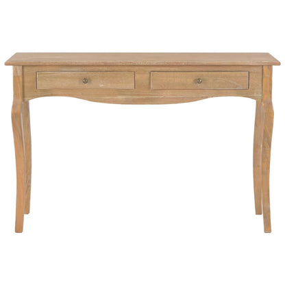 Table console avec 2 tiroirs 110x35x76 cm bois d'ingénierie