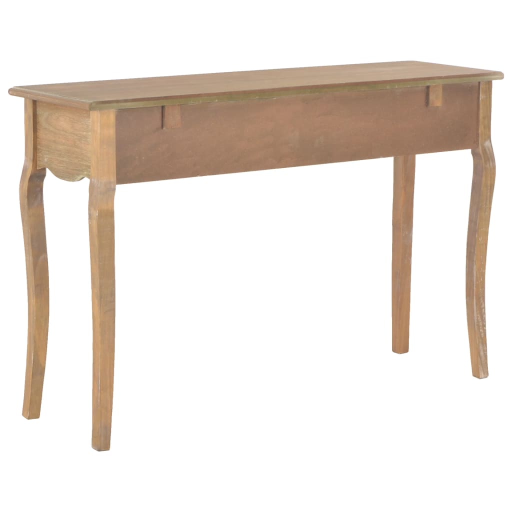 Table console avec 2 tiroirs 110x35x76 cm bois d'ingénierie