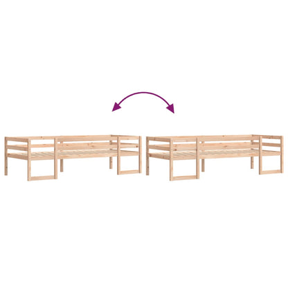 Cadre de lit pour enfants sans matelas 80x200 cm pin massif