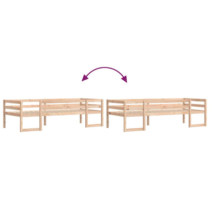 Cadre de lit pour enfants sans matelas 90x190 cm pin massif