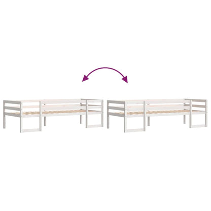 Cadre de lit pour enfants sans matelas 90x190 cm pin massif