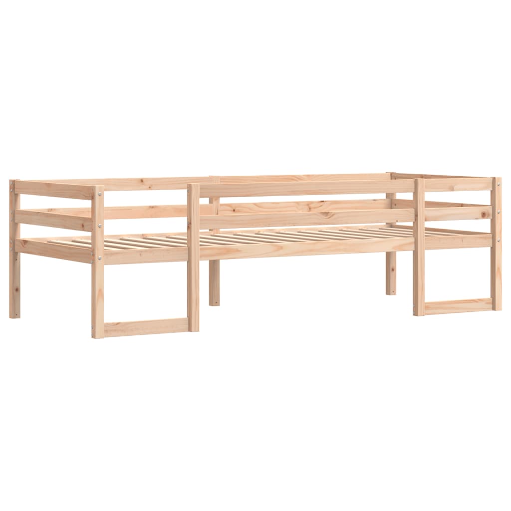 Cadre de lit pour enfants sans matelas 75x190 cm pin massif