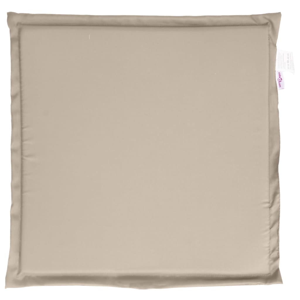 Coussins de siège de jardin lot de 2 taupe 45x45x2 cm carré