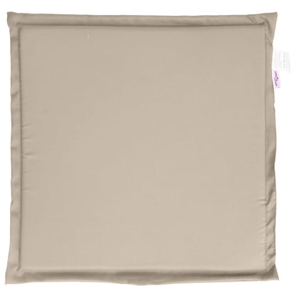 Coussins de siège de jardin lot de 2 taupe 45x45x2 cm carré