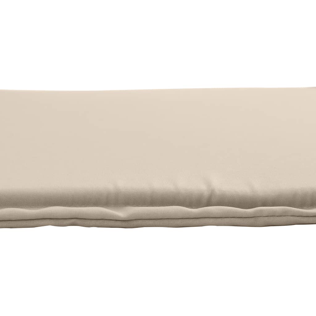 Coussins de siège de jardin lot de 2 taupe 45x45x2 cm carré