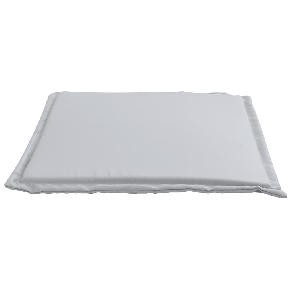 Coussins de siège de jardin lot de 2 gris clair 45x45x2cm carré