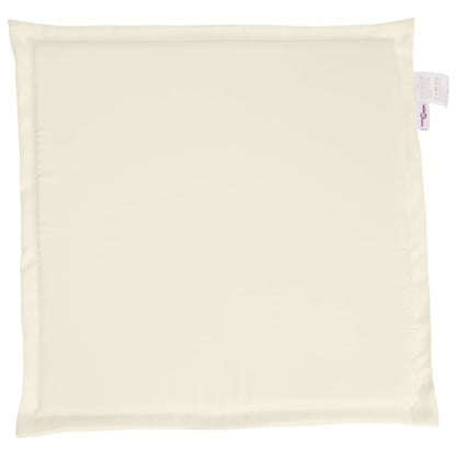 Coussins de siège de jardin lot de 2 crème 45x45x2 cm carré