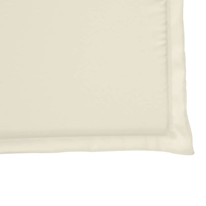 Coussins de siège de jardin lot de 2 crème 45x45x2 cm carré