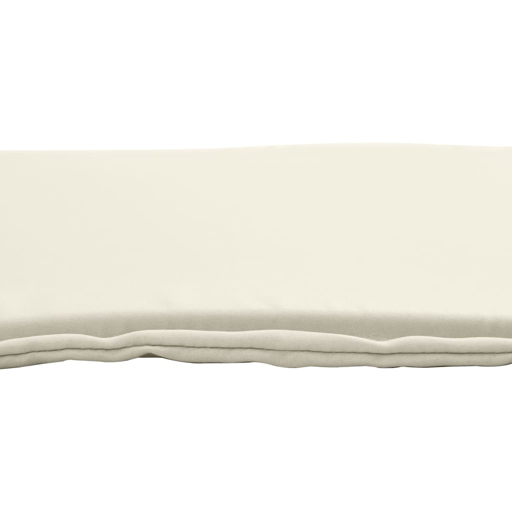 Coussins de siège de jardin lot de 4 crème 45x45x2 cm carré