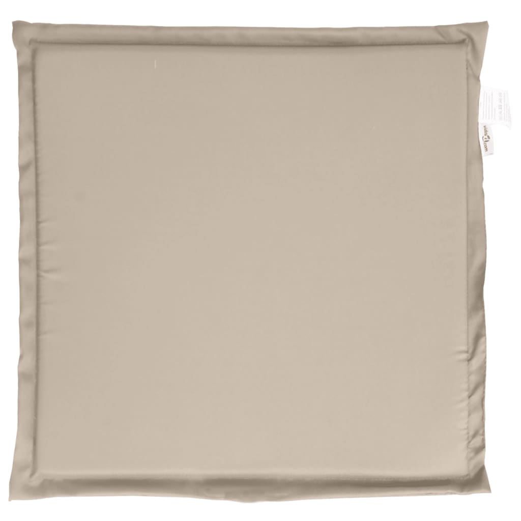 Coussins de siège de jardin lot de 6 taupe 45x45x2 cm carré