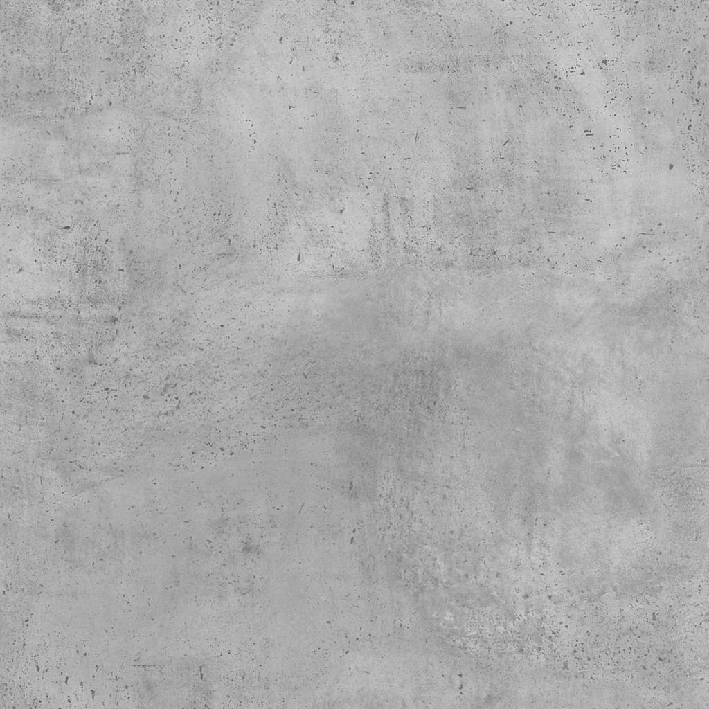 Table de chevet murale gris béton 45x30x35 cm