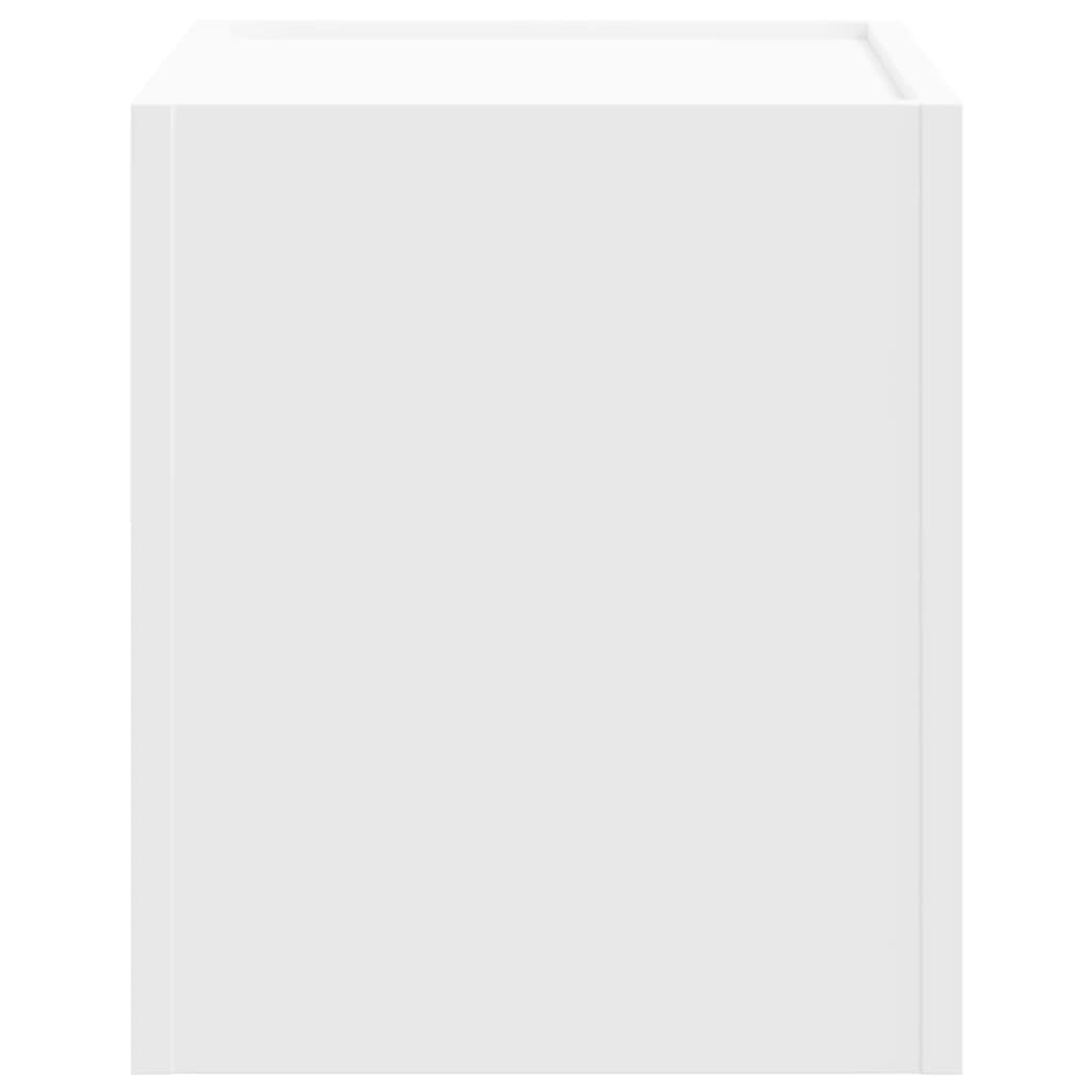 Tables de chevet murales 2 pcs blanc 45x30x35 cm