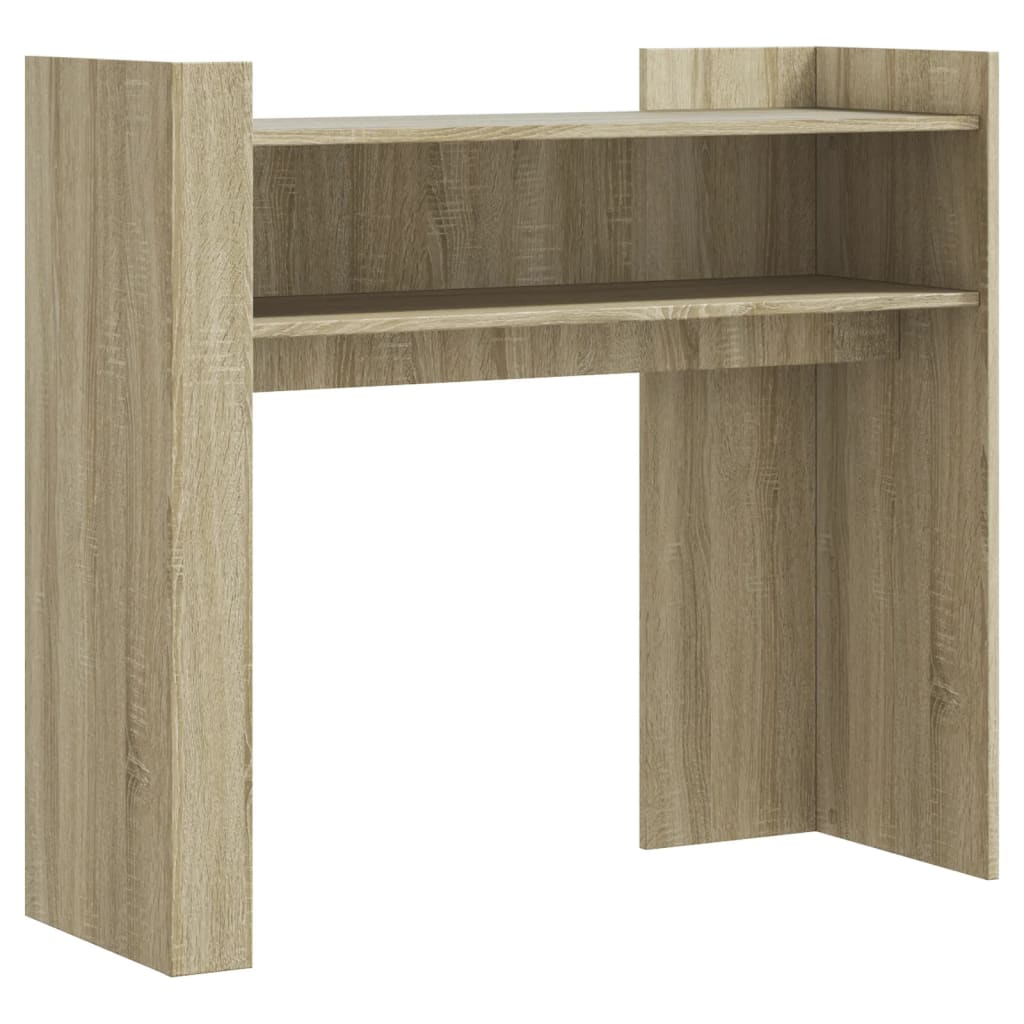 Table console chêne sonoma 100x35x90 cm bois d'ingénierie