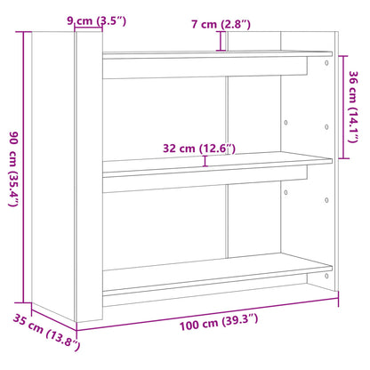 Table console blanc 100x35x90 cm bois d’ingénierie