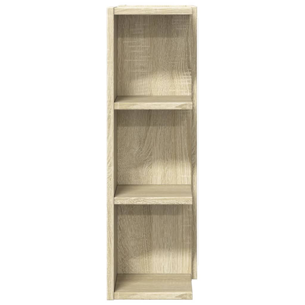 Armoire à miroir de bain Chêne sonoma 80x20,5x64 cm Aggloméré