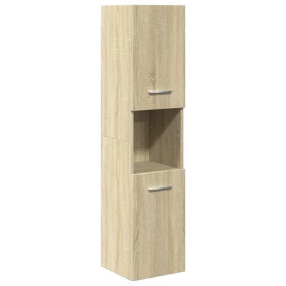 Armoire de salle de bain Chêne sonoma 30x30x130 cm Aggloméré