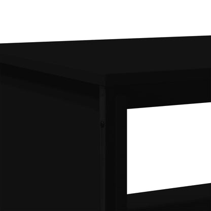 Table basse noir 100x51x40 cm bois d'ingénierie