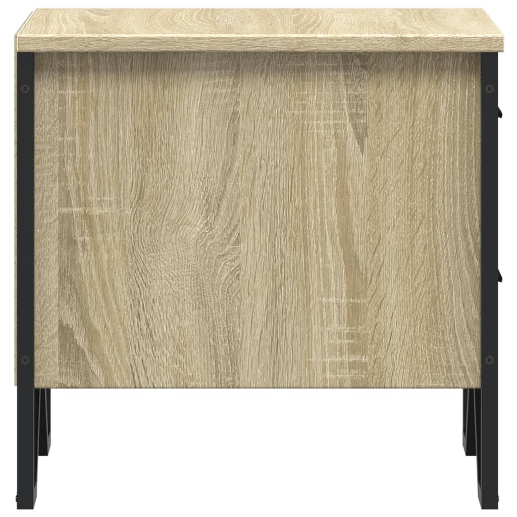 Table de chevet chêne sonoma 40x41x40 cm bois d'ingénierie