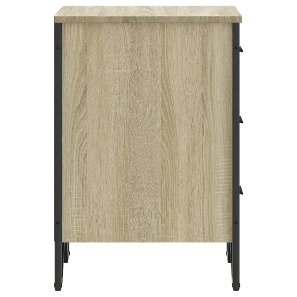 Table de chevet chêne sonoma 40x41x60 cm bois d'ingénierie