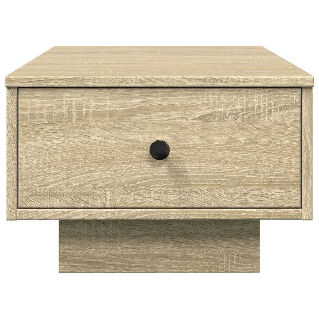 Table basse chêne sonoma 60x45x31 cm bois d'ingénierie