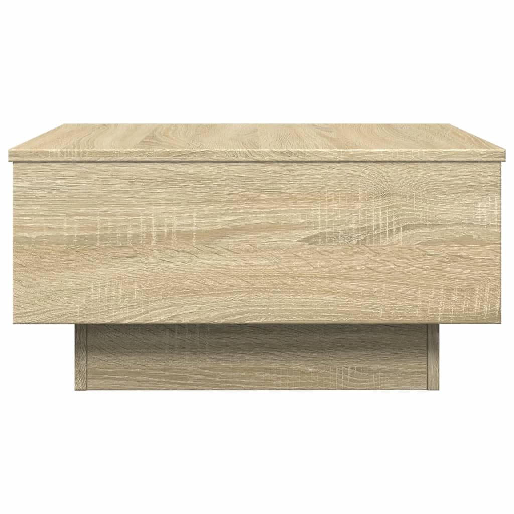 Table basse chêne sonoma 60x45x31 cm bois d'ingénierie