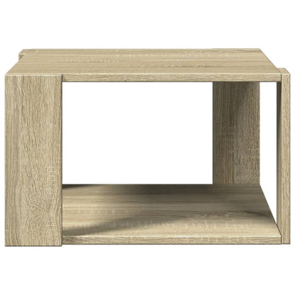 Table basse chêne sonoma 51,5x51,5x30 cm bois d'ingénierie