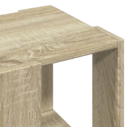 Table basse chêne sonoma 32x32x30 cm bois d'ingénierie